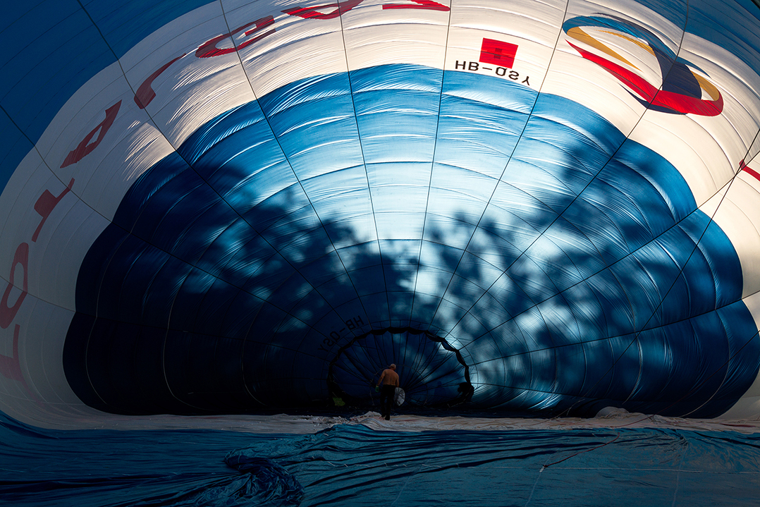 ballonfahrt seeland schweiz luftaufnahmen
